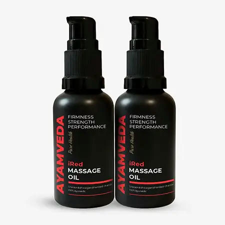 iRed Massage Oil 2-month supply pack