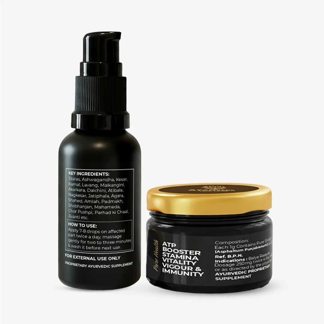 iRed Oil + Shilajit Combo