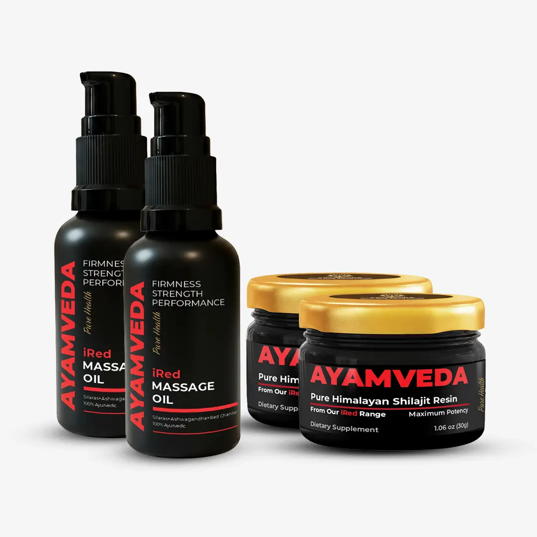 iRed Oil + Shilajit Combo