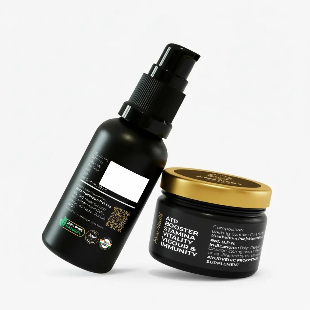 iRed Oil + Shilajit Combo