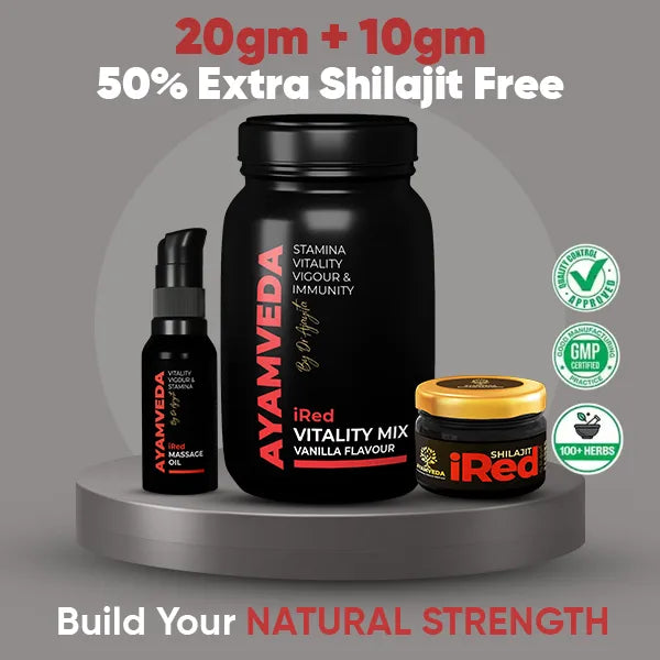 Dr. Ajayita's iRed Super Combo(with Shilajit Resin)
