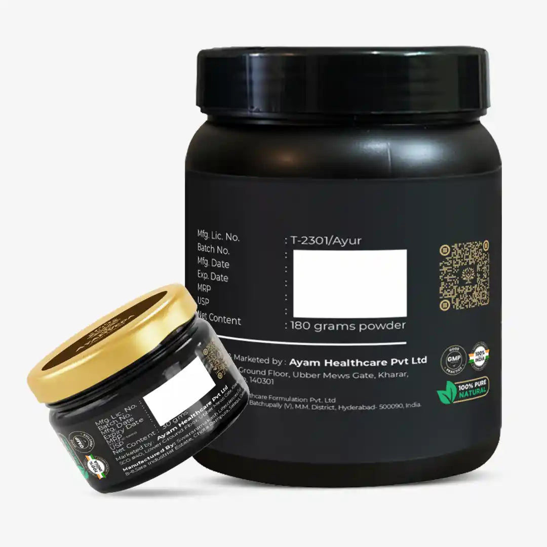 शिलाजीत रेजिन + वाइटैलिटी मिक्स